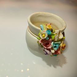 Small Ceramic Decorative Pot
