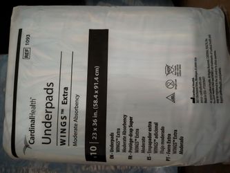 Cardinal Health Underpads Extra Moderate Absorbency 23 x 36 in.
