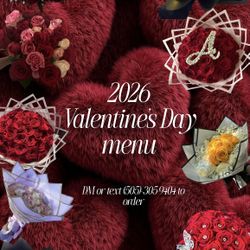 Valentine’s Day Bouquets - Custom Available 