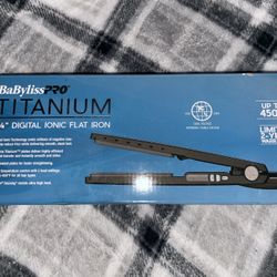 BaByliss Pro Titanium 1 1/4” Digital Ionic Flat Iron