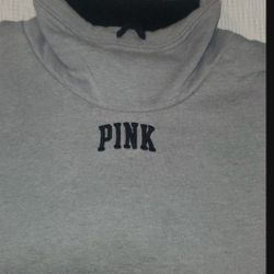 Victoria Secret PINK Women's Small  Gray Sweatshirt - Size Small. 