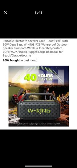 Portable Bluetooth speakers