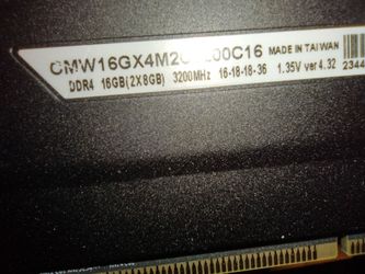 32 GIG CROSAIR VENGEANCE RGB PRO 3200