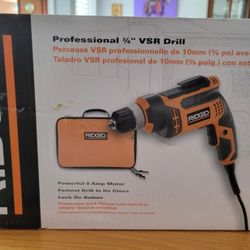 NEW IN BOX RIGID PROFESSIONAL DRILL