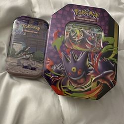 Pokémon Mega Gengar Moonlit Tin & Lumiose City Tin