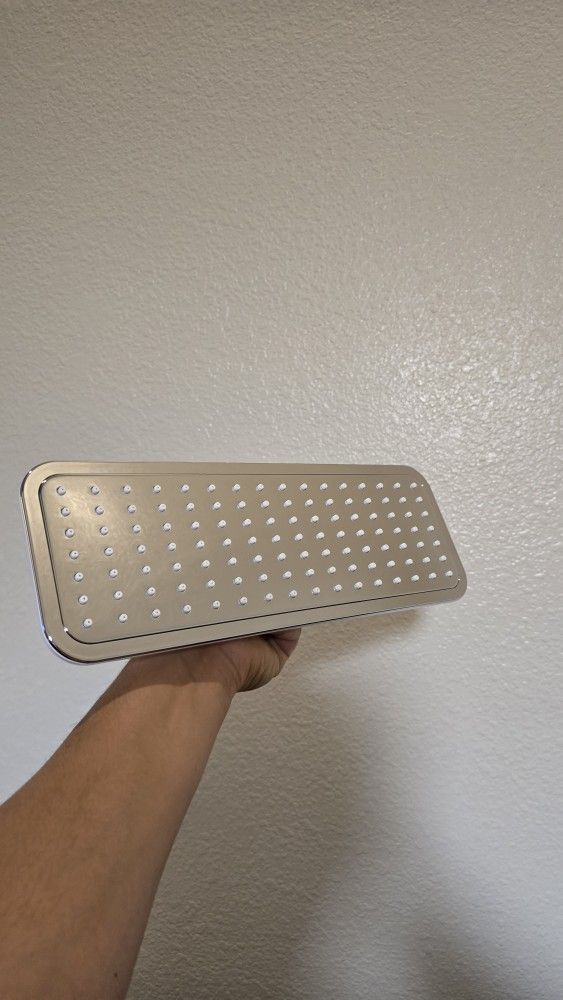 Dual Long Shower Head Handle Included 