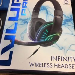 Vivitar LVLUP Pro Gaming Infinity Wireless Headset with Mic- Bluetooth