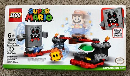 Brand New LEGO Super Mario Whomp's Lava Trouble Expansion Set 71364 Sealed