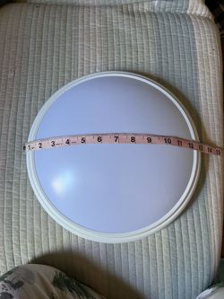 Round White LED Flush Mount Ceiling Light