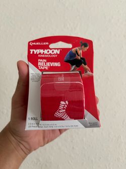 RED MUELLER KT PAIN RELIEVING TAPE