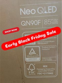 Samsung - 85” Class QN90F Series Neo QLED Mini LED 4K UHD SamsungVision AI Smart Tizen TV