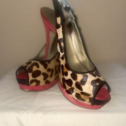 Guess Cow Print Heels 