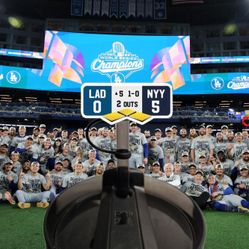 Los Angeles Dodgers World Series Straw Topper 10mm