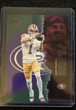 Topps 2025 Signature Class Rookie Roundup #98 Ricky Pearsall 49ers Rookie available on eBay only