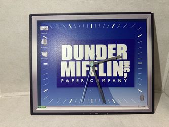 Dunder Mifflin The Office Wall Clock