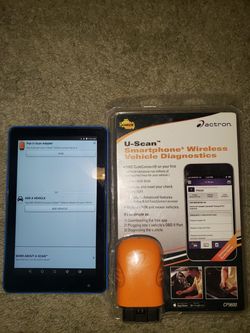 Actron Wireless Vehicle Diagnostics with Android tablet