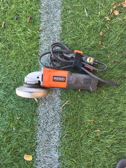 RIDGID Corded Angle Grinder 4 1/2"