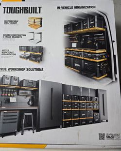 TOUGHBUILT
stack tech 2 shelf wall mount in vehicle organization
