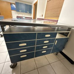 Stainless Steel Procedure Table With Drawers 