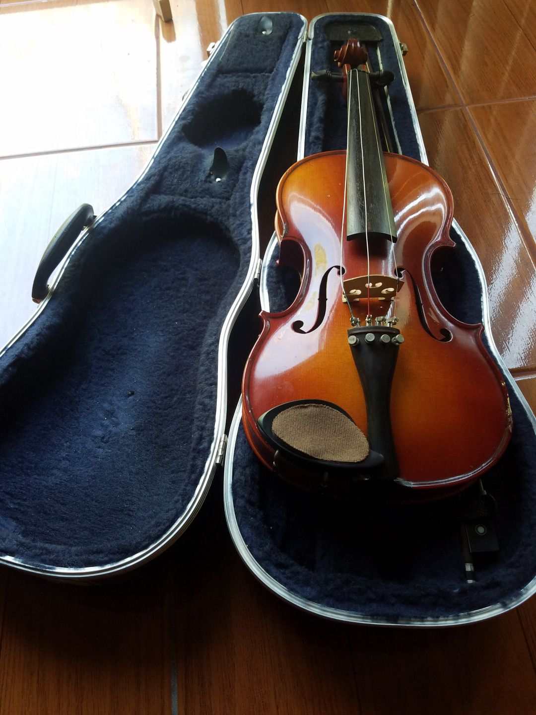 Authentic Violin/W Luxury Carrying Case