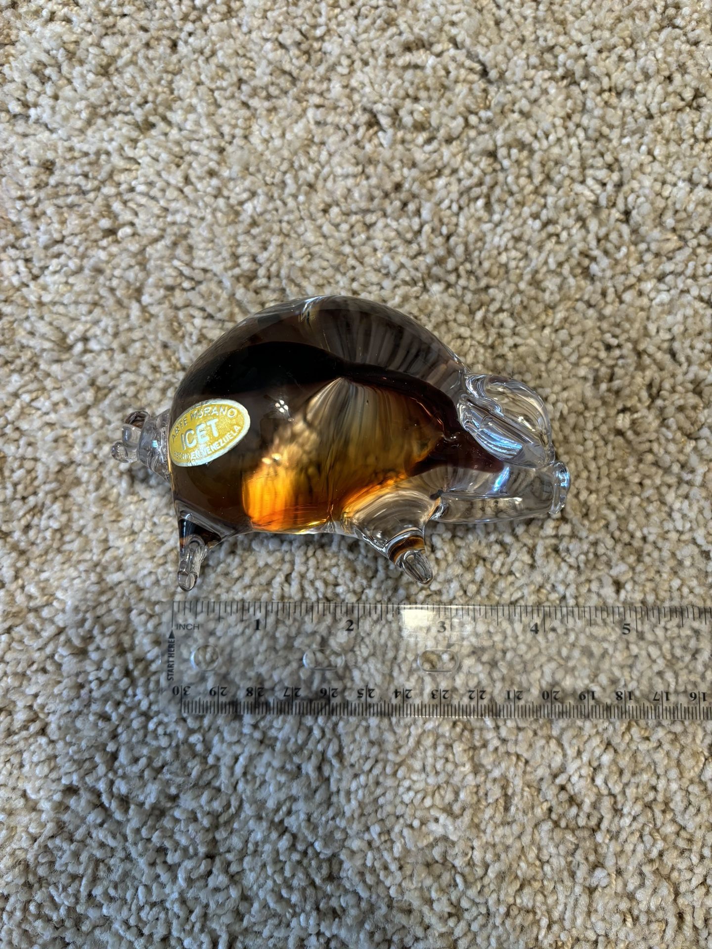 Murano Blown glass pig