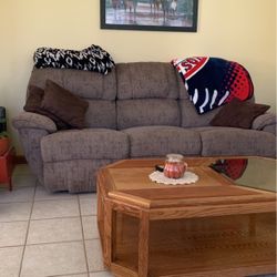 Double Recliner Couch And Love Seat