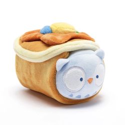 Anirollz™ Owlyroll Pancake Plush Blanket Small 6"
