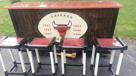 Chicago Bulls Themed Bar