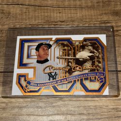 1997 Score Board Mickey Mantle 30th Anniversary 500th Career Home Run Limited Card