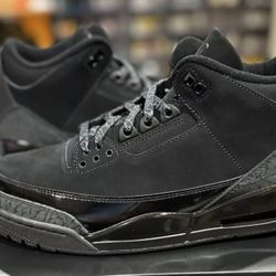 Air Jordan Retro 3 Black Cat Size 8.5