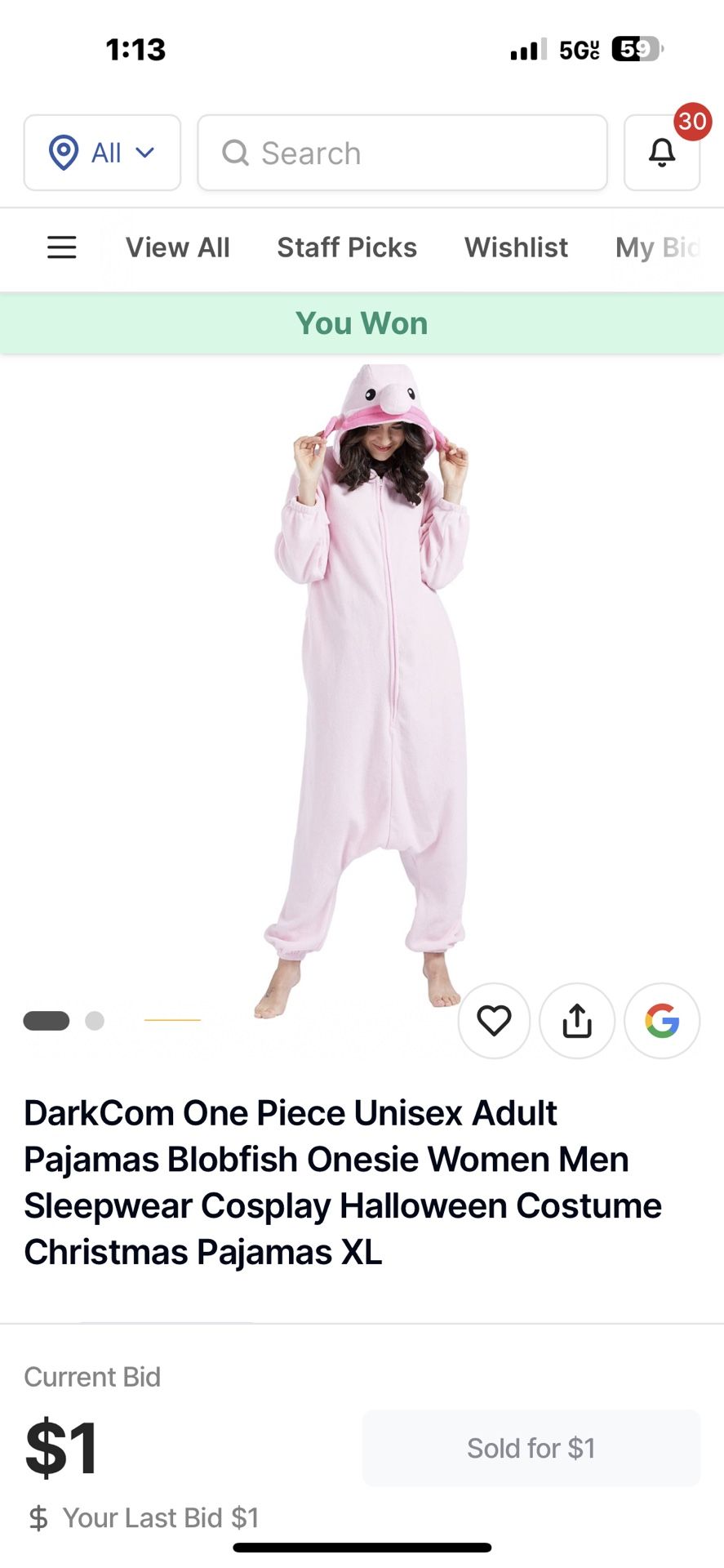 DarkCom One Piece Unisex Adult Pajamas Blobfish Onesie Women Men Sleepwear Cosplay Halloween Costume Christmas Pajamas XL