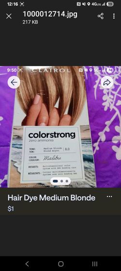 Clairol Color Strong Medium Blonde