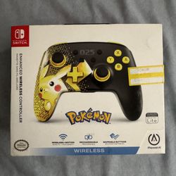 Nintendo Switch Pokemon Wirelss Pikachu 025 Controller