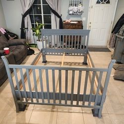Free Baby Crib Converted To FULL SIZE BED