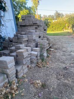 Brown and Tan Pavers (~750 sq ft)