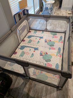 LARGE 75" x 59" Playpen