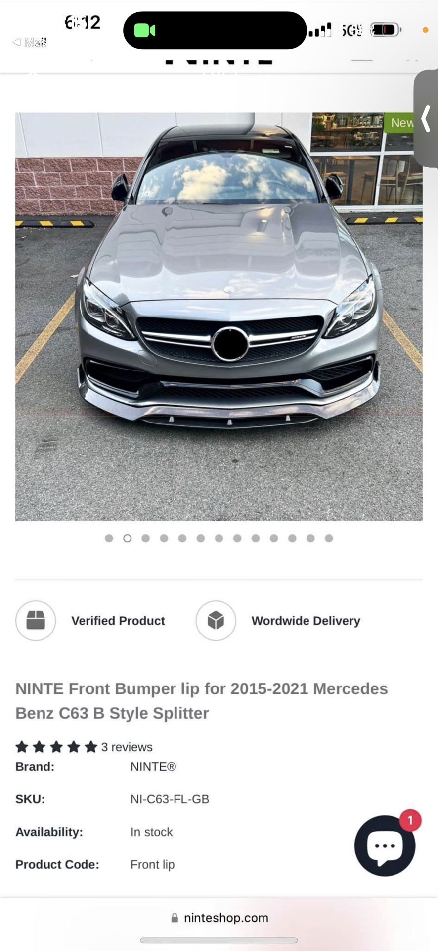 Mercedes-Benz Front Spoiler