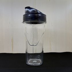 Oster Blender 24 oz Blend N Go Replacement Smoothie Cup Flip Top Screw On Lid