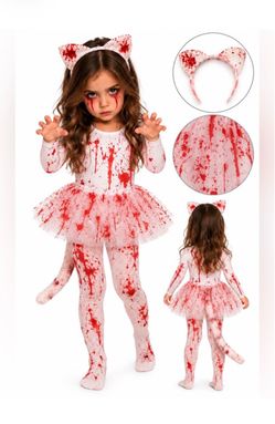 NWT Toddler Bloody Cat Halloween Costume