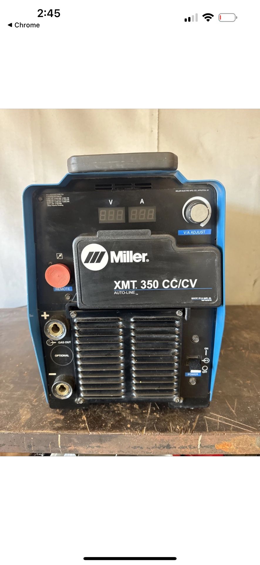 Miller XMT 350 MPa Multiprocess Pulse MIG Welder
