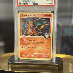 2009 Charizard G 20/147 Supreme Victors Regular Rare - PSA 8