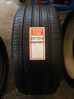 1 Hankook Used Tire 255/35/21