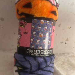 Hello Kitty Plush Throw Blanket