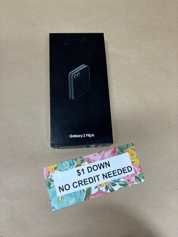 Samsung Galaxy Z Flip 6 5G - Only $1 Today Pay The Rest Later!