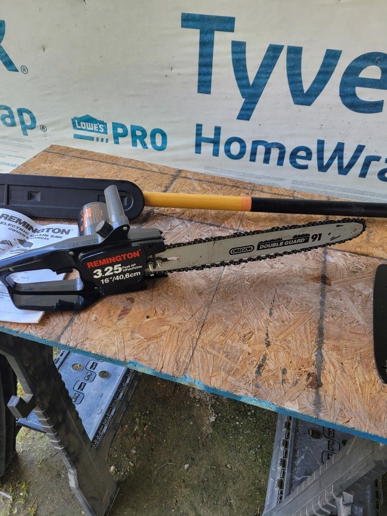 Remington electric pole chain saw