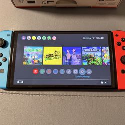 Nintendo Switch OLED like new 