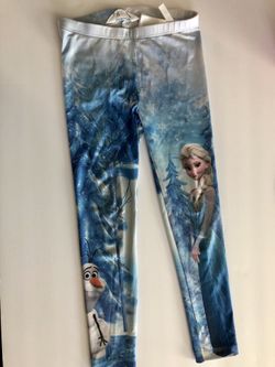 H&M Girls Frozen leggings 4-5T