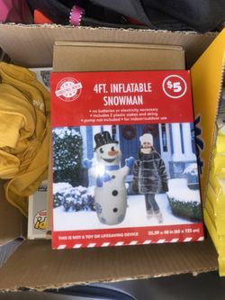Snow Man Blow Up