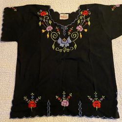 Embroided Flower Top size Small To Médium