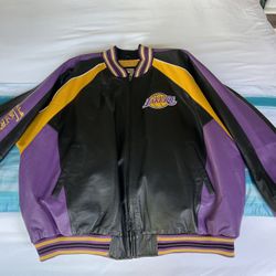 Leather Lakers Jacket